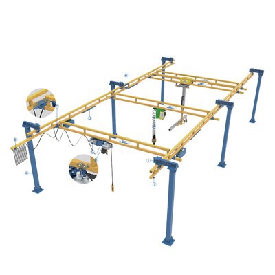 Підвісний монорейковий кран